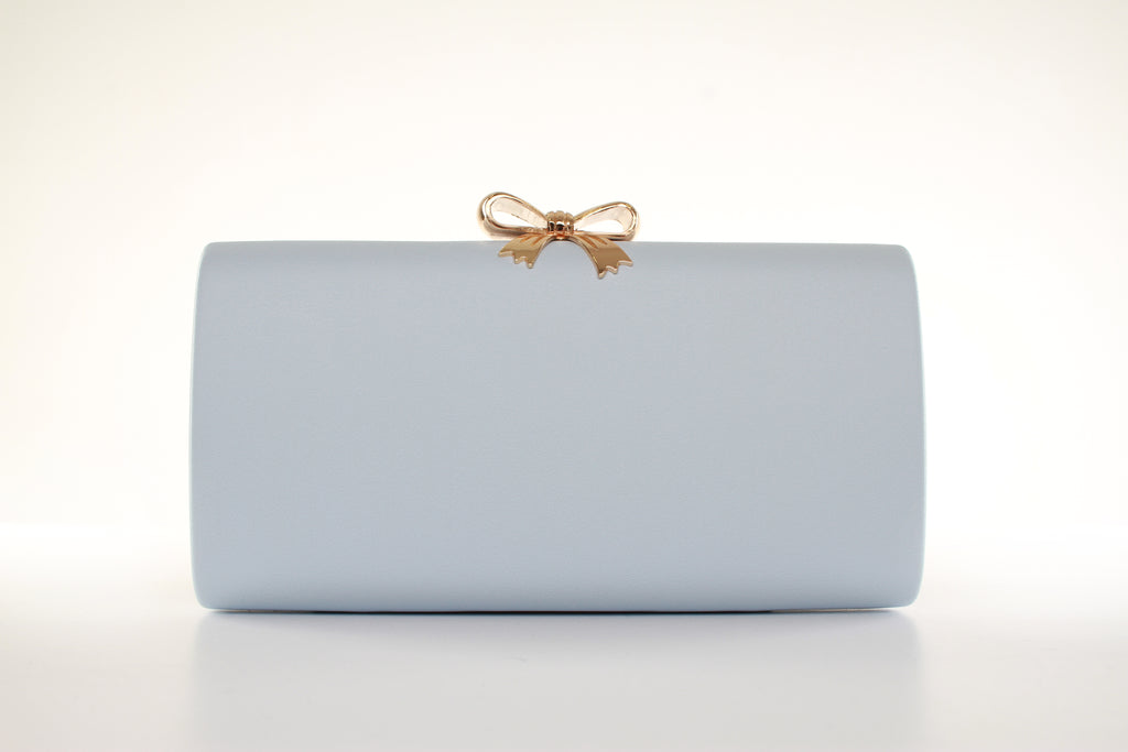 Duck Egg Blue Clutch Bag