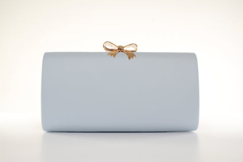 Duck Egg Blue Clutch Bag