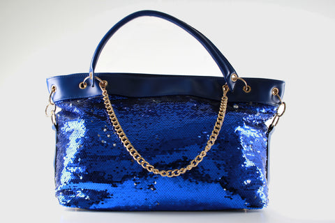 Blue Sparkle Tote Bag